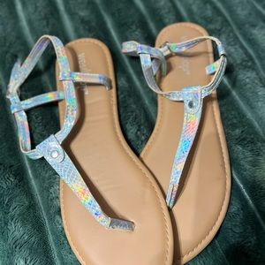 Holographic Sandals